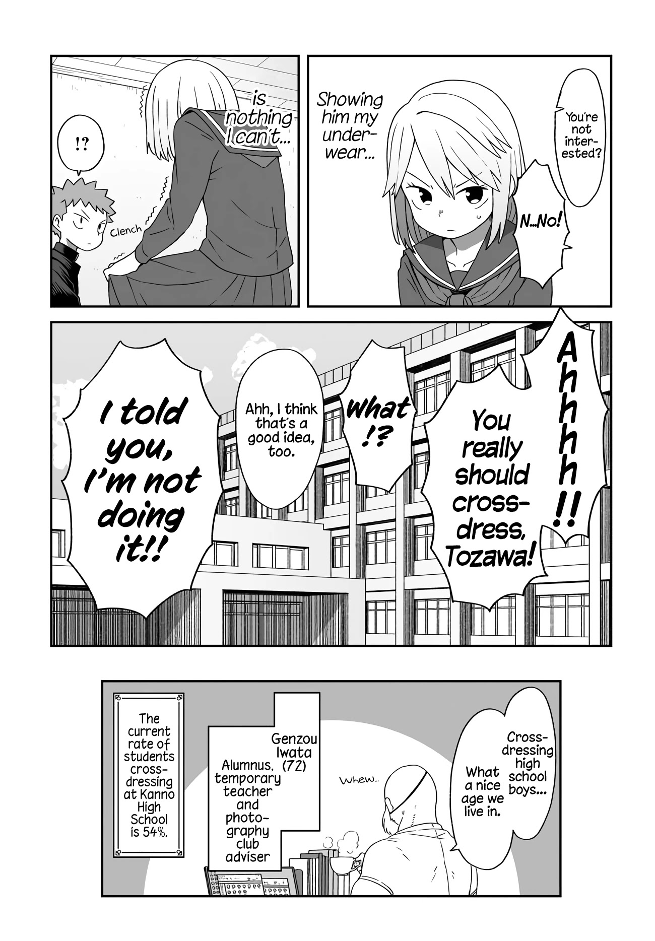 I'm the Only One Not Crossdressing!? Chapter 4 page 12 - Chapter 4