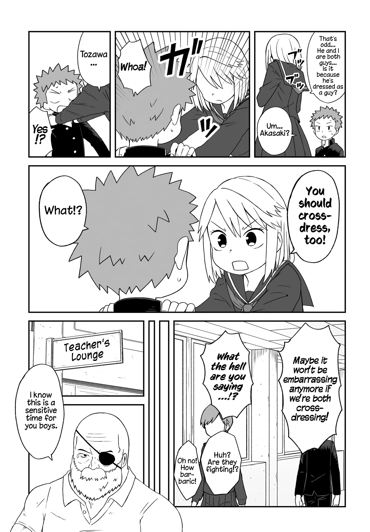 I'm the Only One Not Crossdressing!? Chapter 4 page 8 - Chapter 4