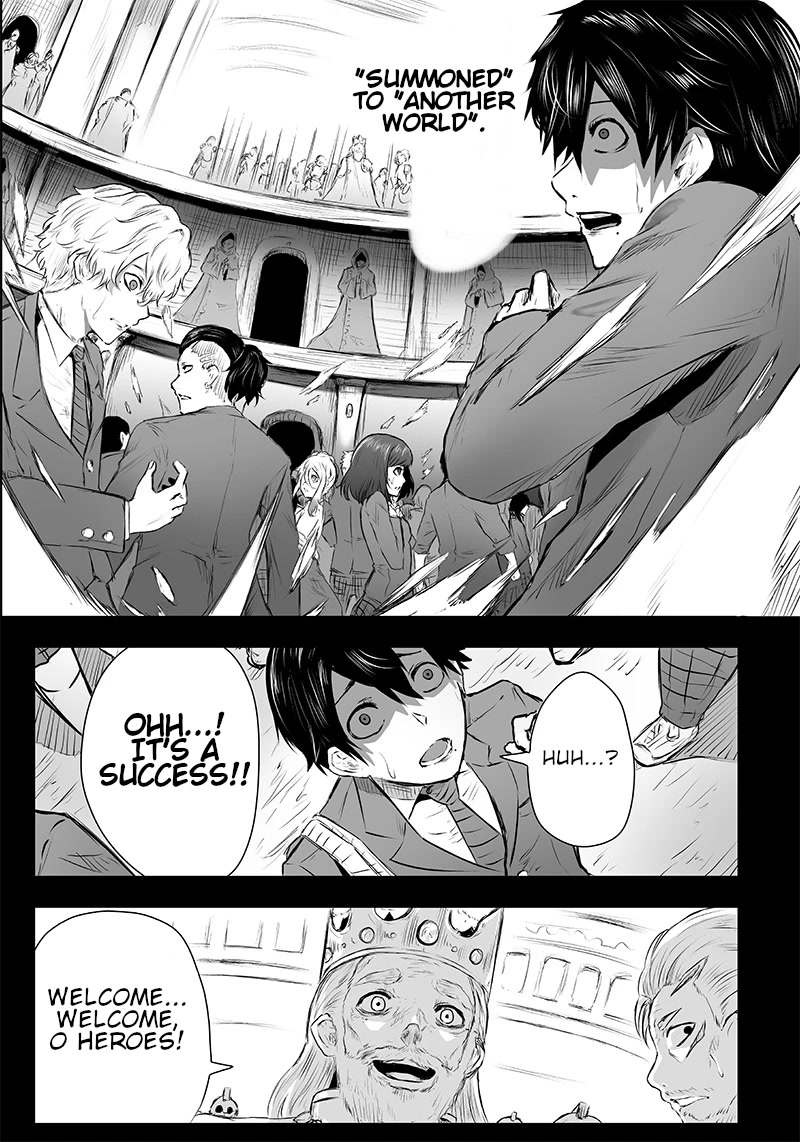 I'm the Only One with a Failure of a Skill in Another World's Summoning Rebellion — Until the Weakest Skill [Absorption] Swallows Everything Chapter 1 page 13 - Chapter 1: Mockery and awakening.