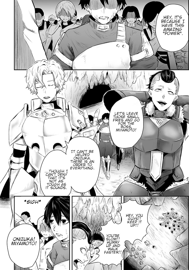 I'm the Only One with a Failure of a Skill in Another World's Summoning Rebellion — Until the Weakest Skill [Absorption] Swallows Everything Chapter 1 page 8 - Chapter 1: Mockery and awakening.