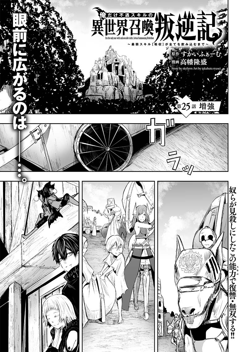 I'm the Only One with a Failure of a Skill in Another World's Summoning Rebellion — Until the Weakest Skill [Absorption] Swallows Everything Chapter 25 page 2 - Chapter 25: Strengthening