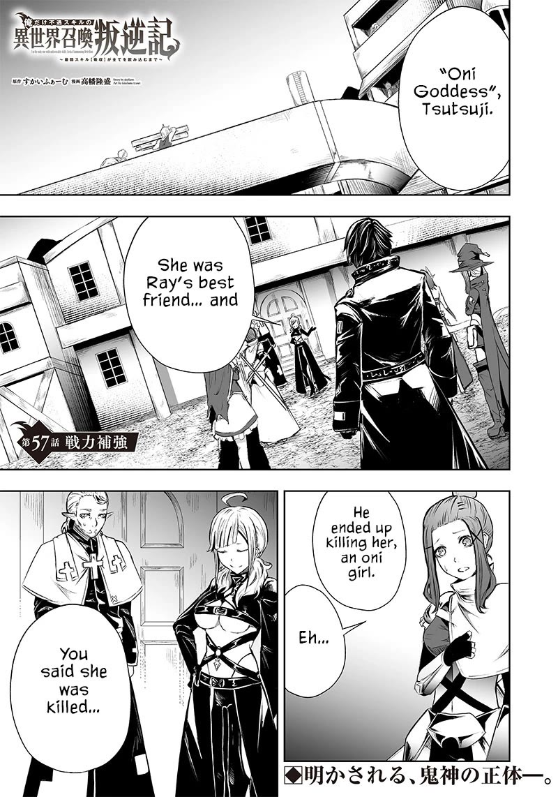 I'm the Only One with a Failure of a Skill in Another World's Summoning Rebellion — Until the Weakest Skill [Absorption] Swallows Everything Chapter 57 page 2 - Chapter 57: Reinforcing Fighting Power