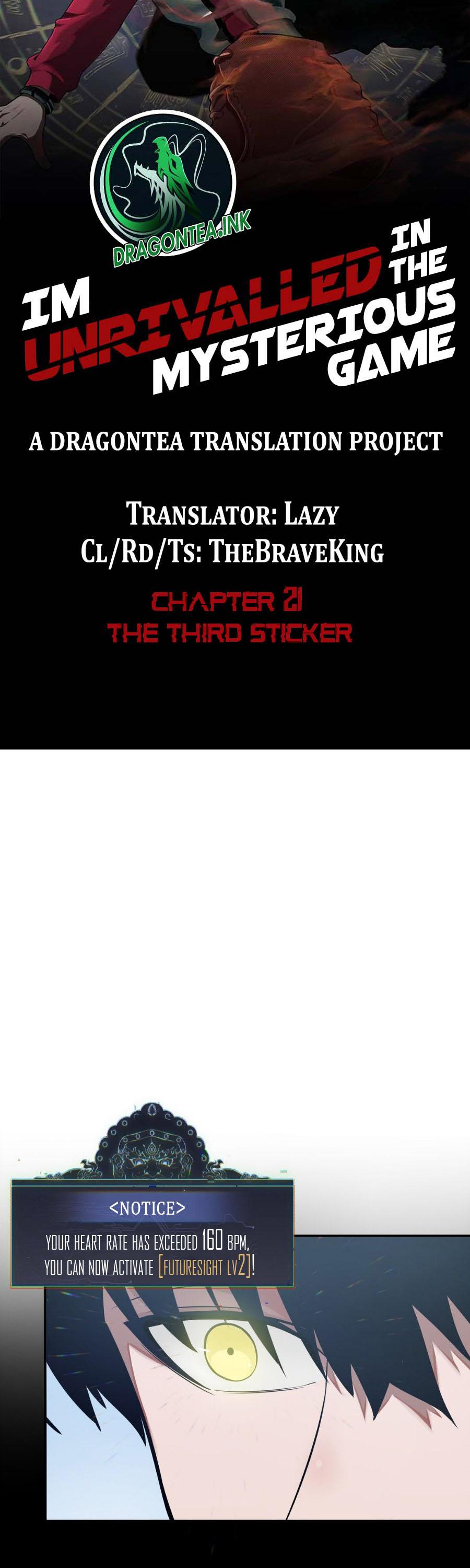 I'm Unrivalled In The Mystery Game Chapter 21 page 8 - Chapter 21