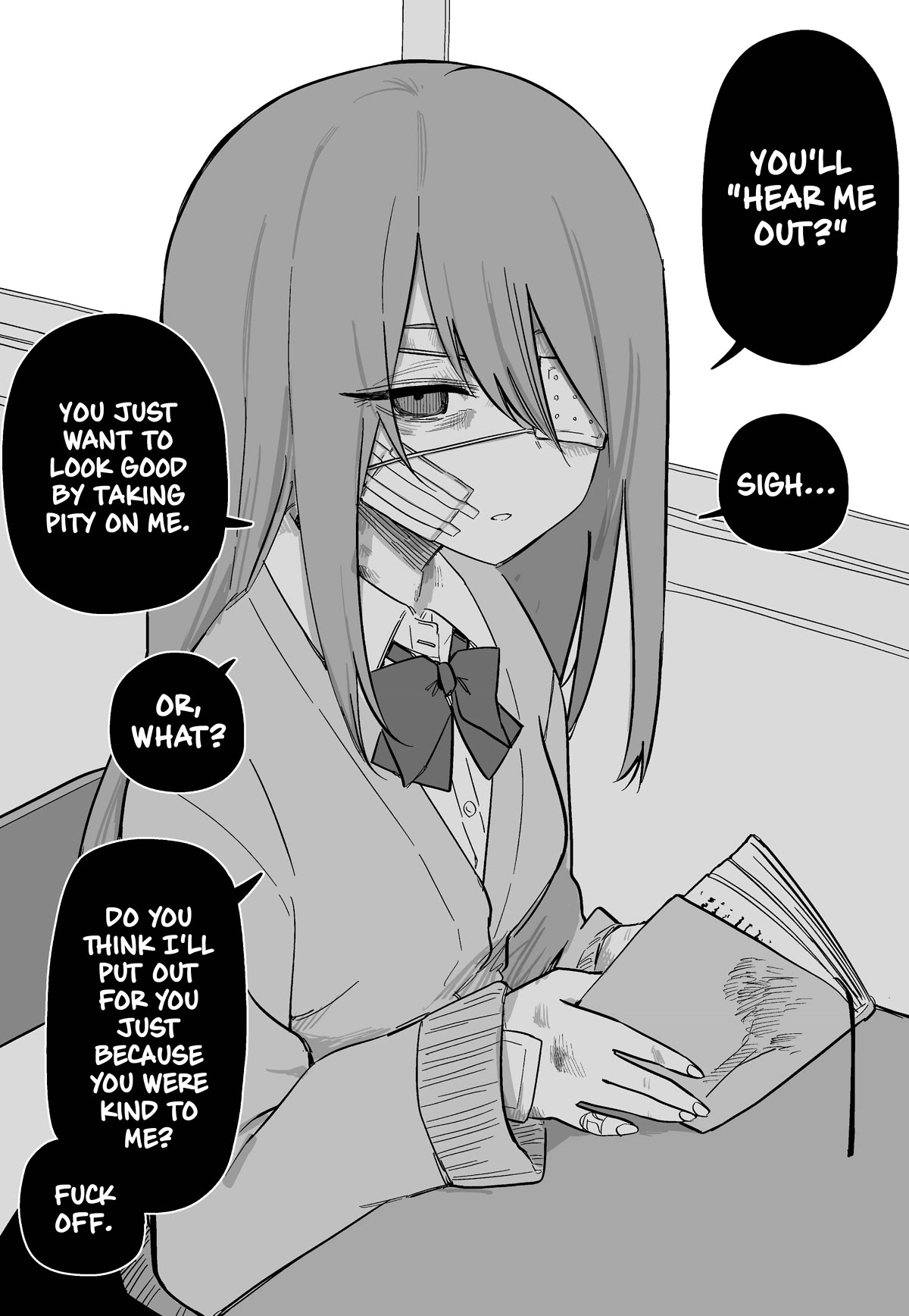 I'm Worried About My Classmate Who's Covered in Bruises Chapter 1 page 1 - Chapter 1