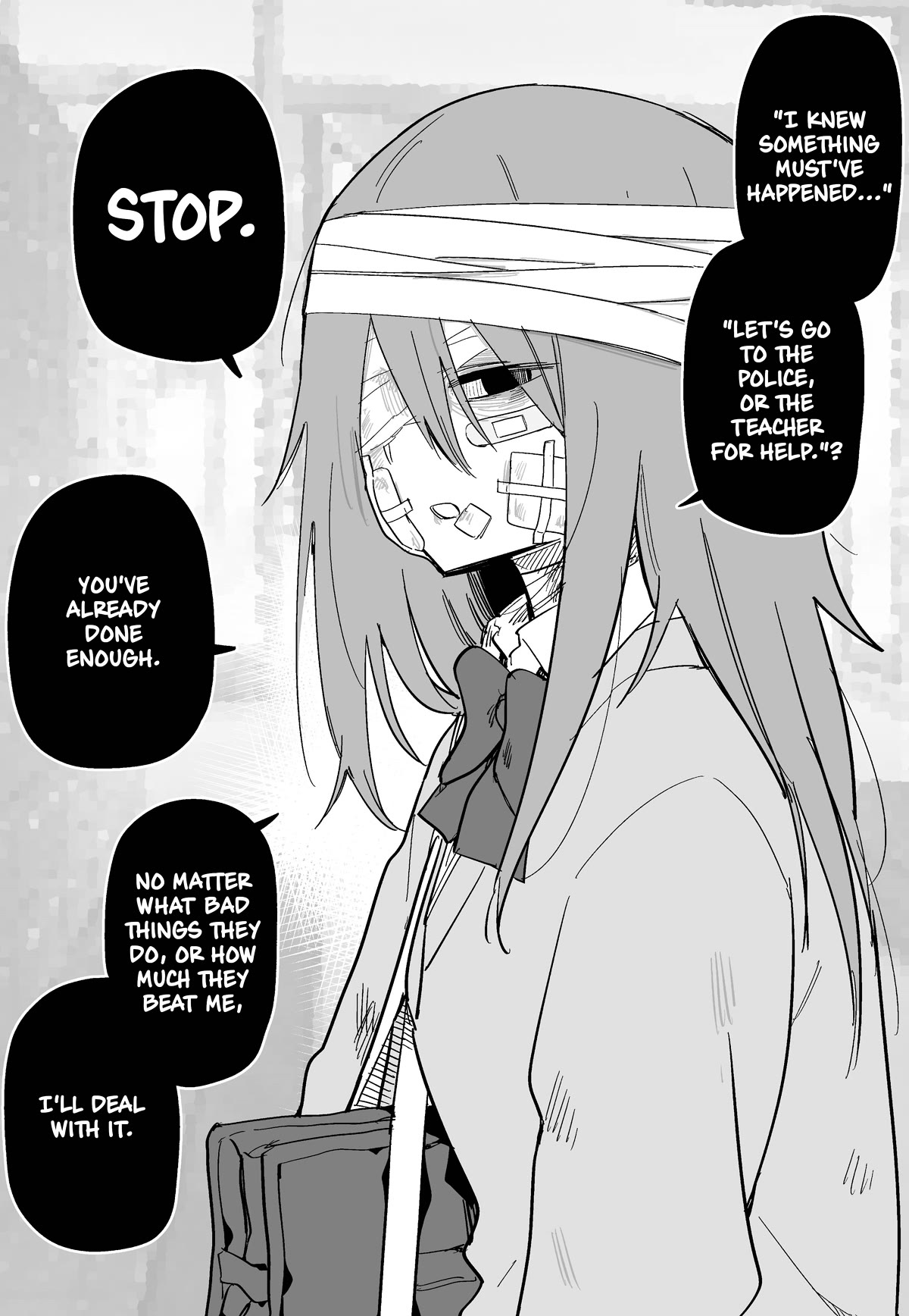 I'm Worried About My Classmate Who's Covered in Bruises Chapter 27 page 1 - Chapter 27