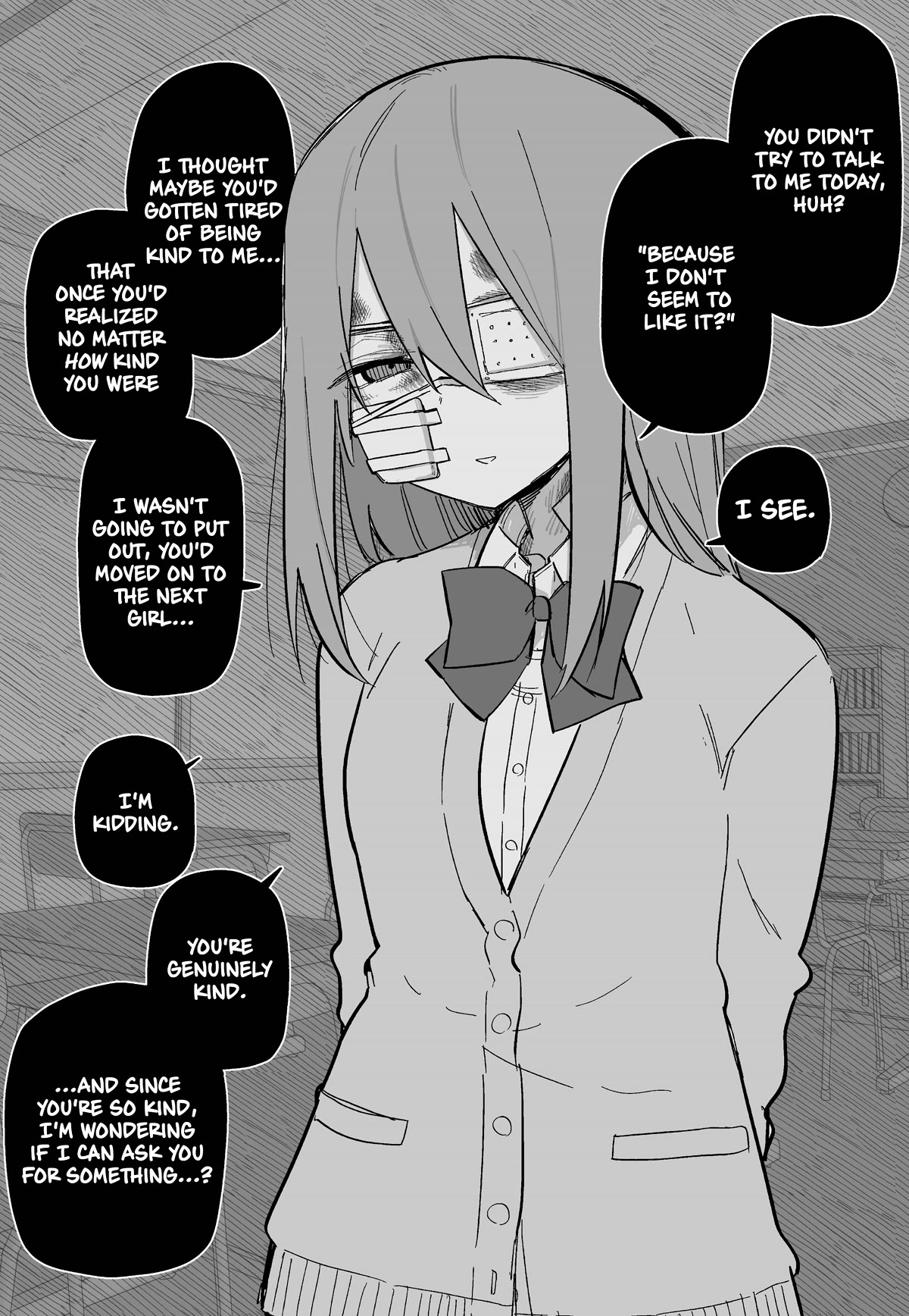 I'm Worried About My Classmate Who's Covered in Bruises Chapter 6 page 1 - Chapter 6
