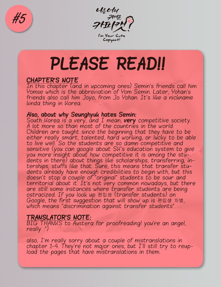 I'm Your Cute Copycat! Chapter 5 page 2 - Chapter 5