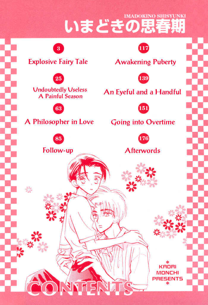 Imadoki no Shishunki Chapter 1 page 3 - Chapter 1 : Explosive Fairy Tale
