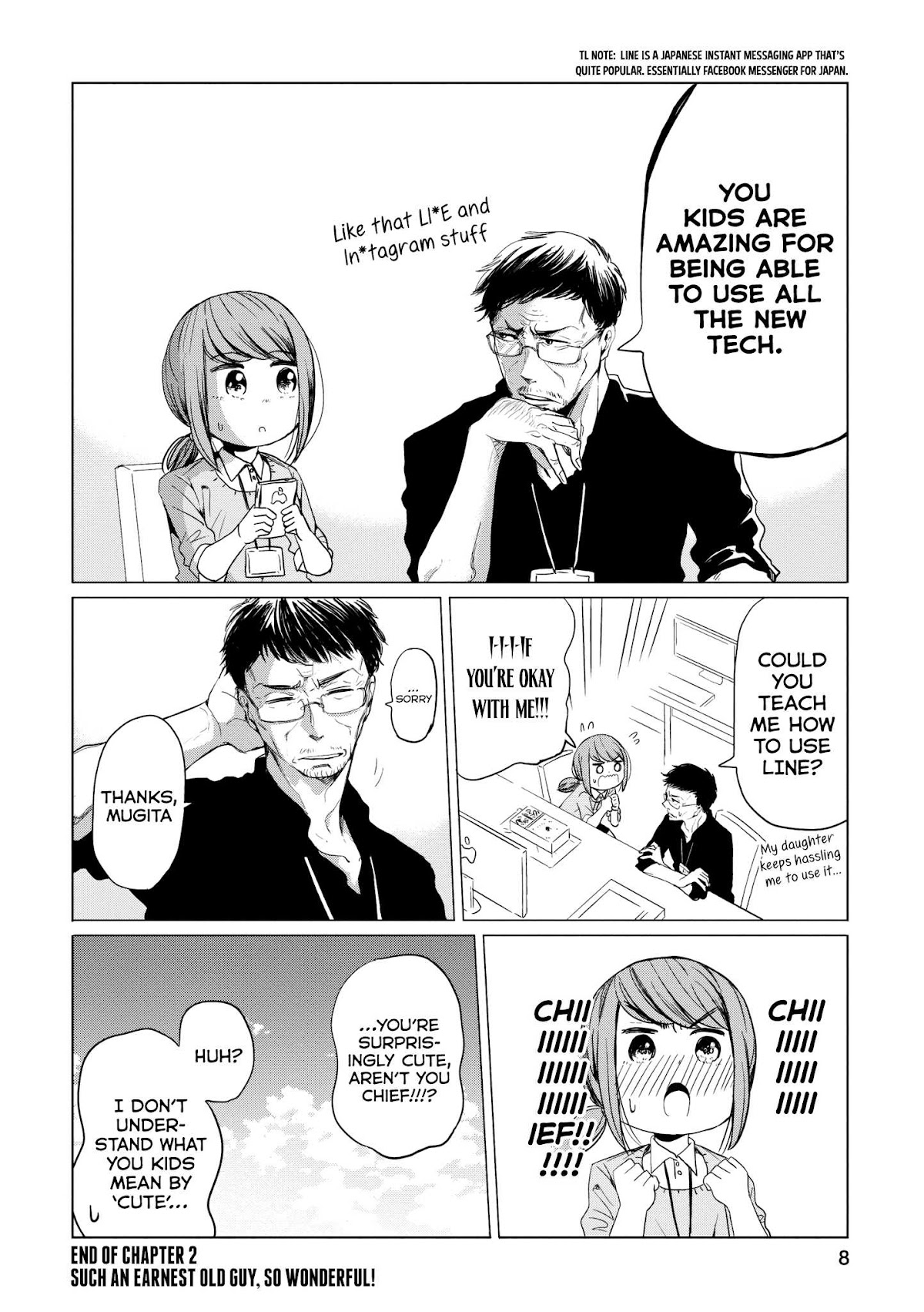 Imadoki no Wakai Mon wa Chapter 2 page 2 - Chapter 2: Such an earnest old guy, so wonderful!