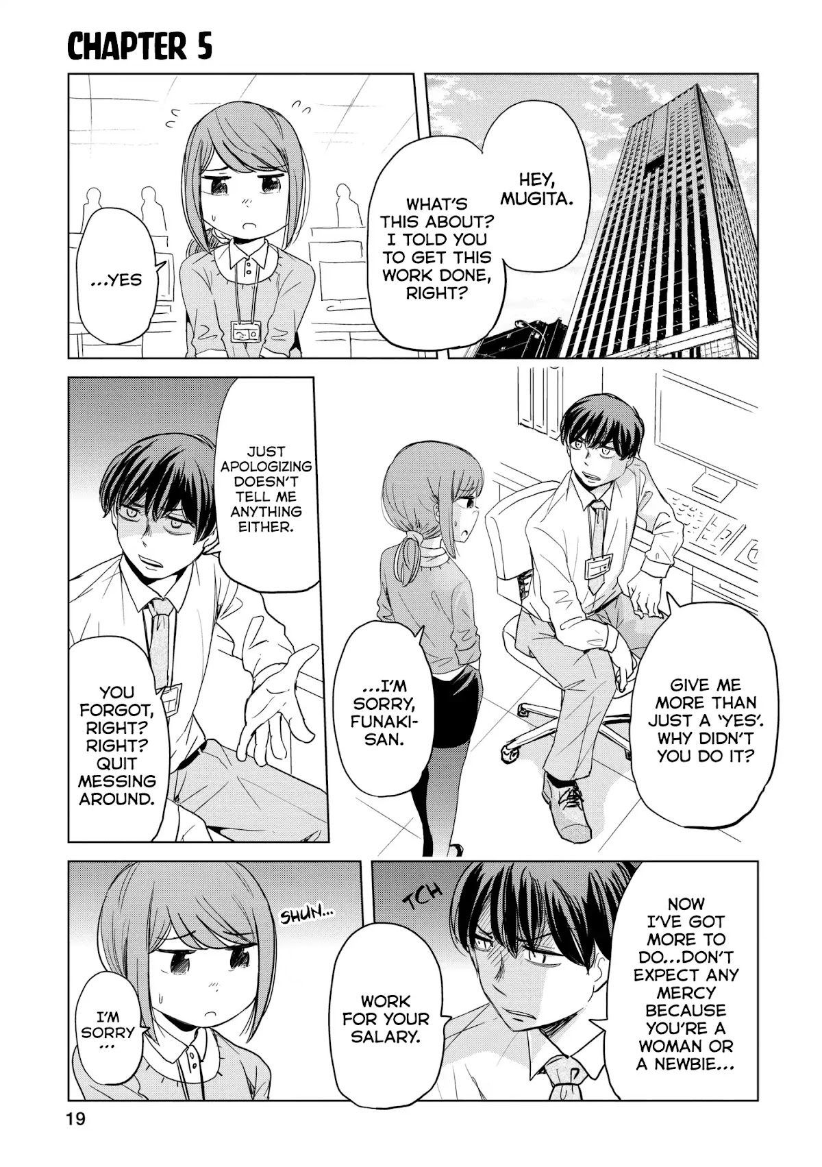 Imadoki no Wakai Mon wa Chapter 5 page 1 - Chapter 5: Such a perfect boss makes me mad about my own!