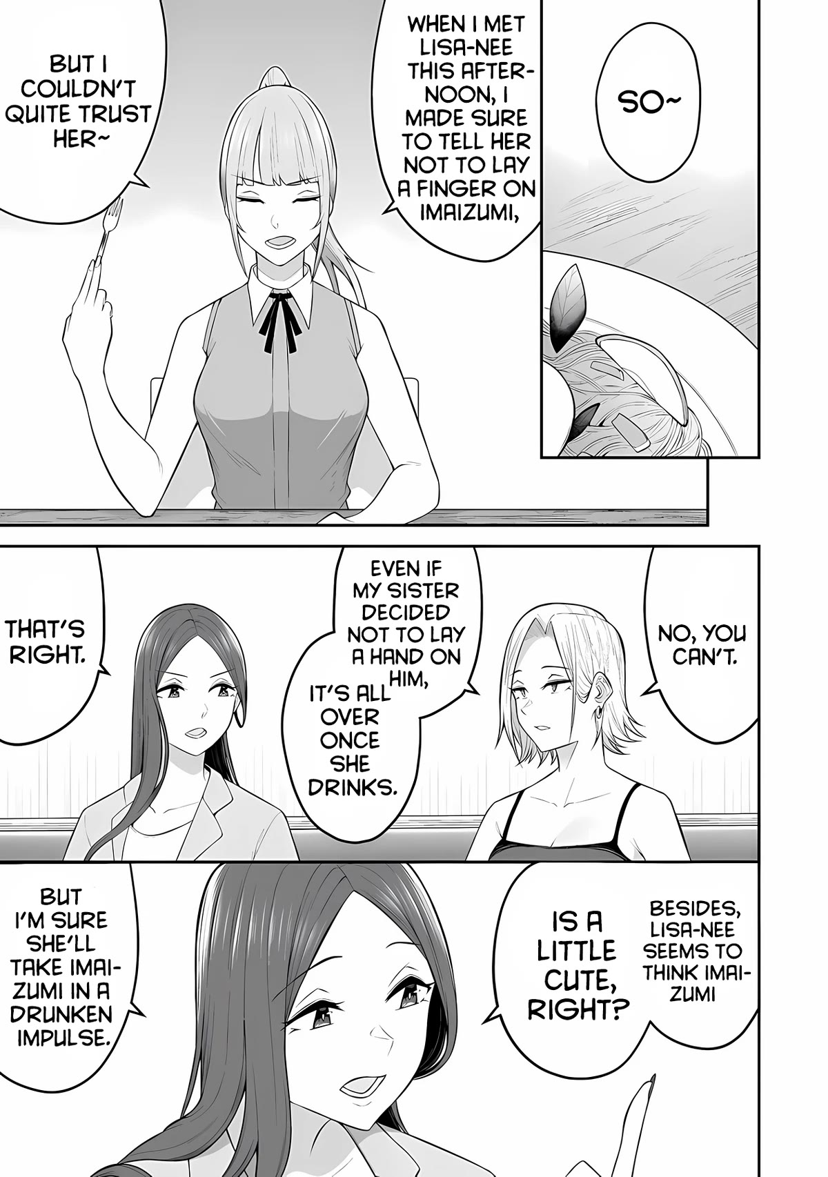 Imaizumin's House is a Place for Gals to Gather Chapter 15 page 17 - Chapter 15