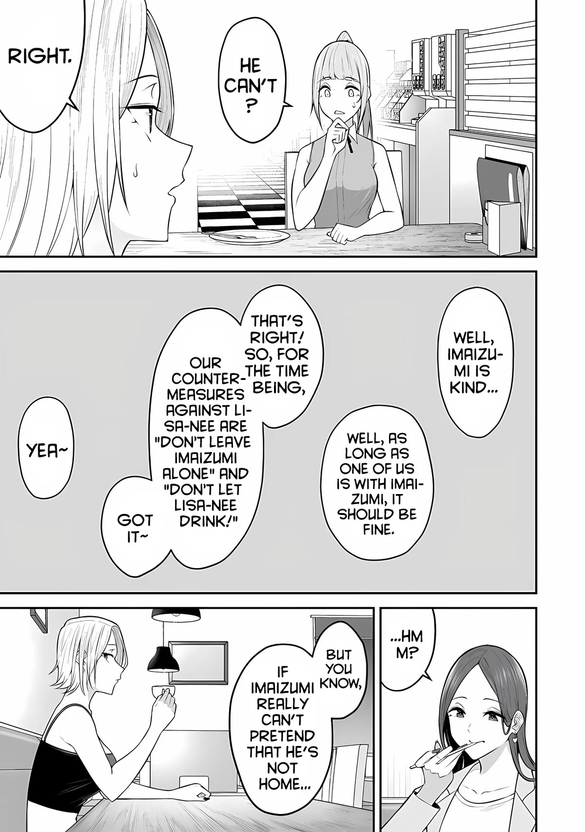 Imaizumin's House is a Place for Gals to Gather Chapter 15 page 21 - Chapter 15