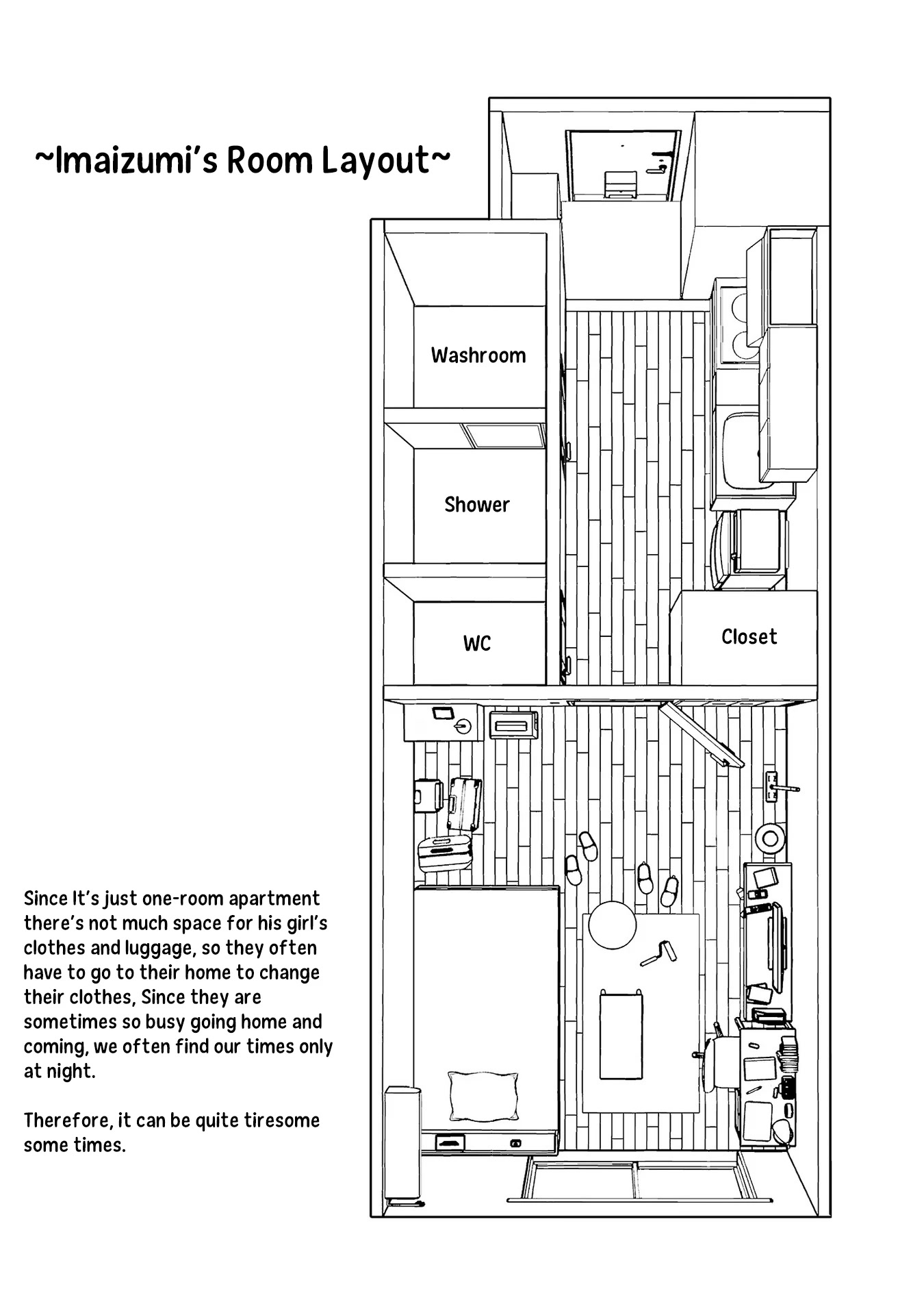 Imaizumin's House is a Place for Gals to Gather Chapter 5.5 page 8 - Chapter 5.5: Volume Extra
