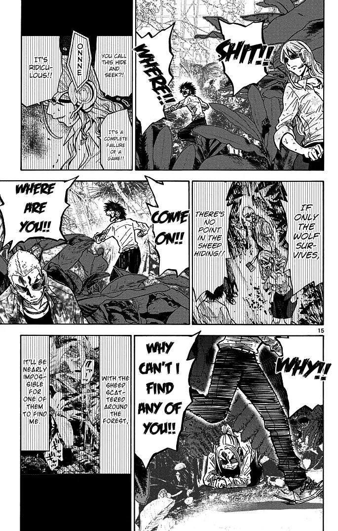 Imawa no Kuni no Alice Chapter 13 page 15 - Chapter 13: Seven of Hearts (3)