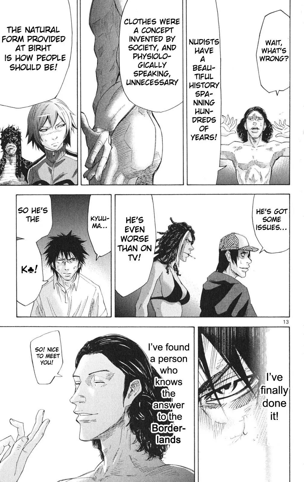 Imawa no Kuni no Alice Chapter 33 page 16 - Chapter 33: King of Clubs (1)