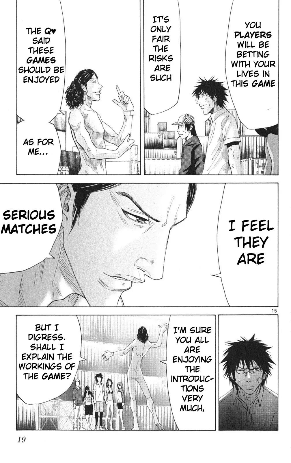 Imawa no Kuni no Alice Chapter 33 page 18 - Chapter 33: King of Clubs (1)