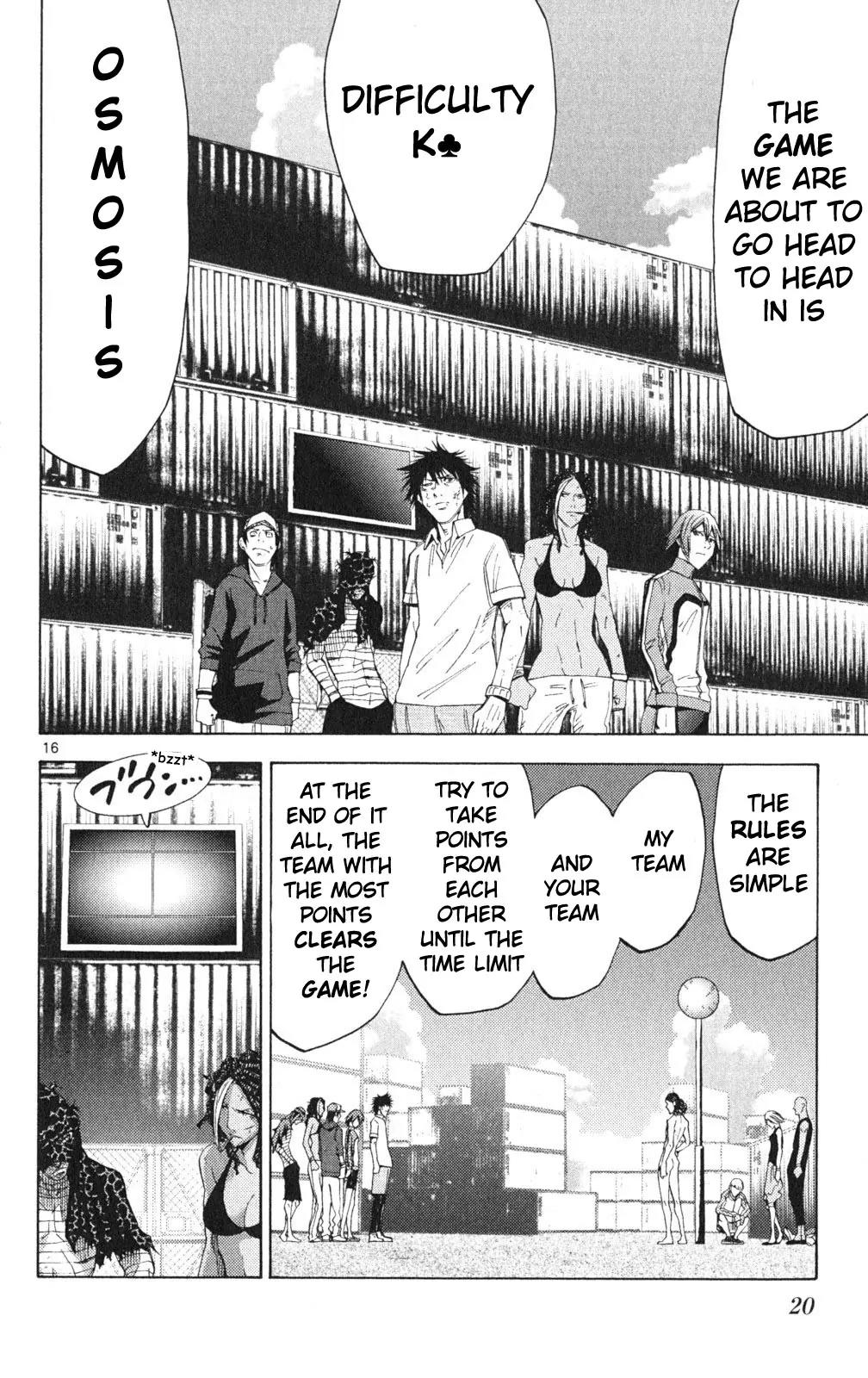 Imawa no Kuni no Alice Chapter 33 page 19 - Chapter 33: King of Clubs (1)
