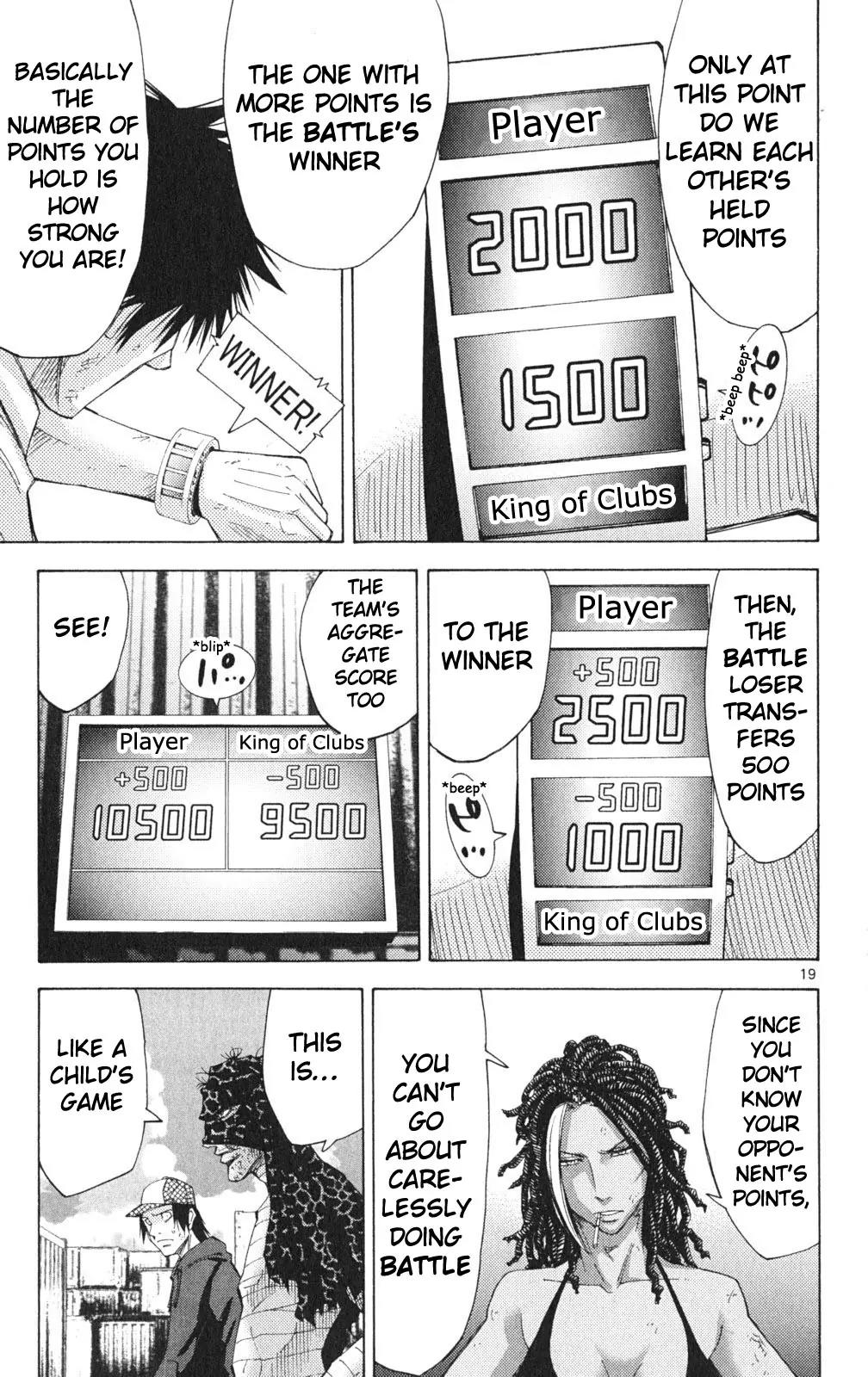 Imawa no Kuni no Alice Chapter 33 page 22 - Chapter 33: King of Clubs (1)