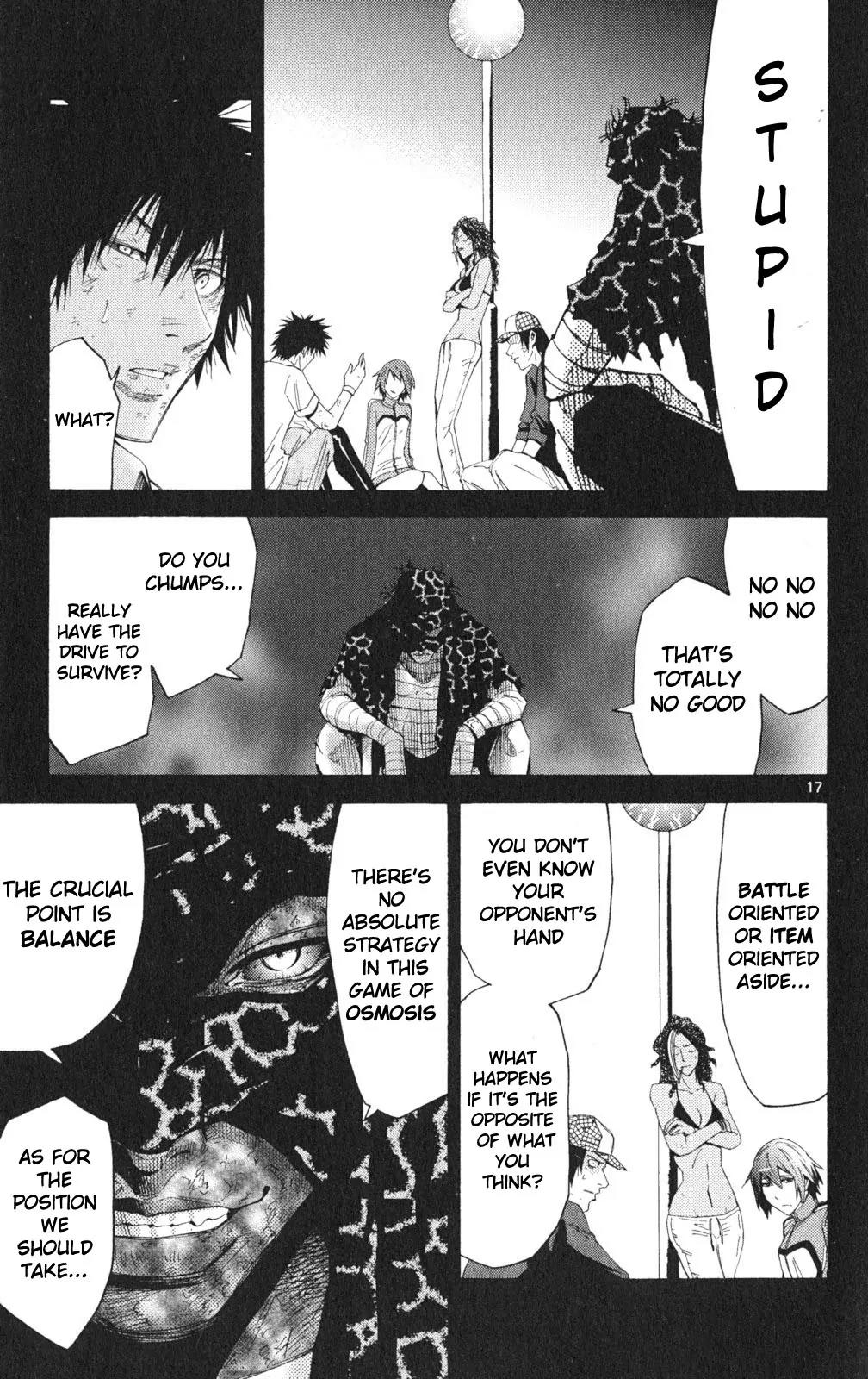 Imawa no Kuni no Alice Chapter 34 page 17 - Chapter 34: King of Clubs (2)