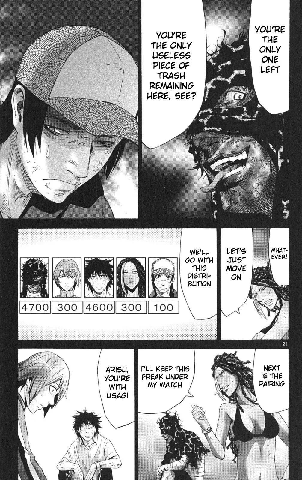 Imawa no Kuni no Alice Chapter 34 page 21 - Chapter 34: King of Clubs (2)