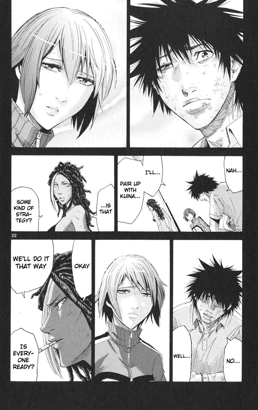 Imawa no Kuni no Alice Chapter 34 page 22 - Chapter 34: King of Clubs (2)
