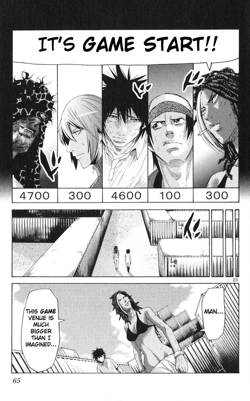 Imawa no Kuni no Alice Chapter 34 page 23 - Chapter 34: King of Clubs (2)