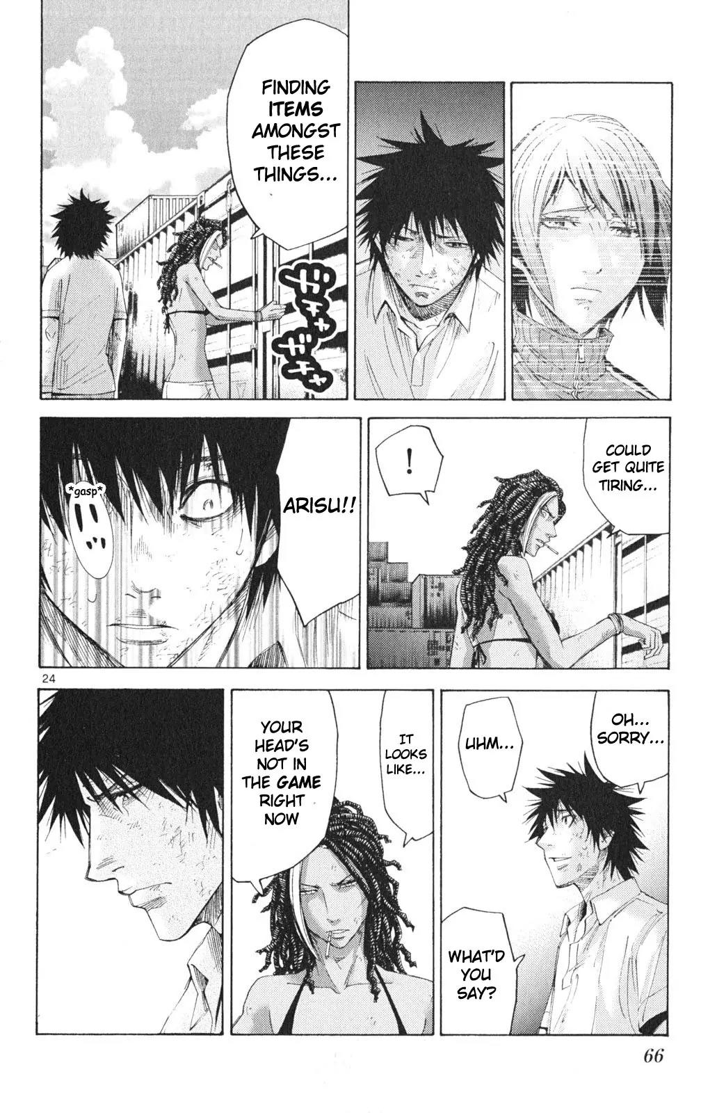Imawa no Kuni no Alice Chapter 34 page 24 - Chapter 34: King of Clubs (2)