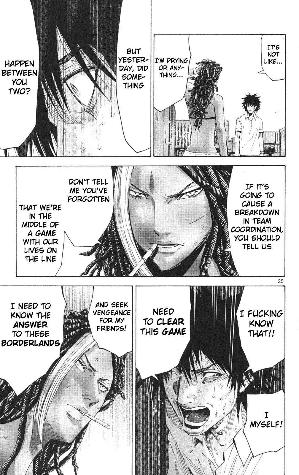 Imawa no Kuni no Alice Chapter 34 page 25 - Chapter 34: King of Clubs (2)