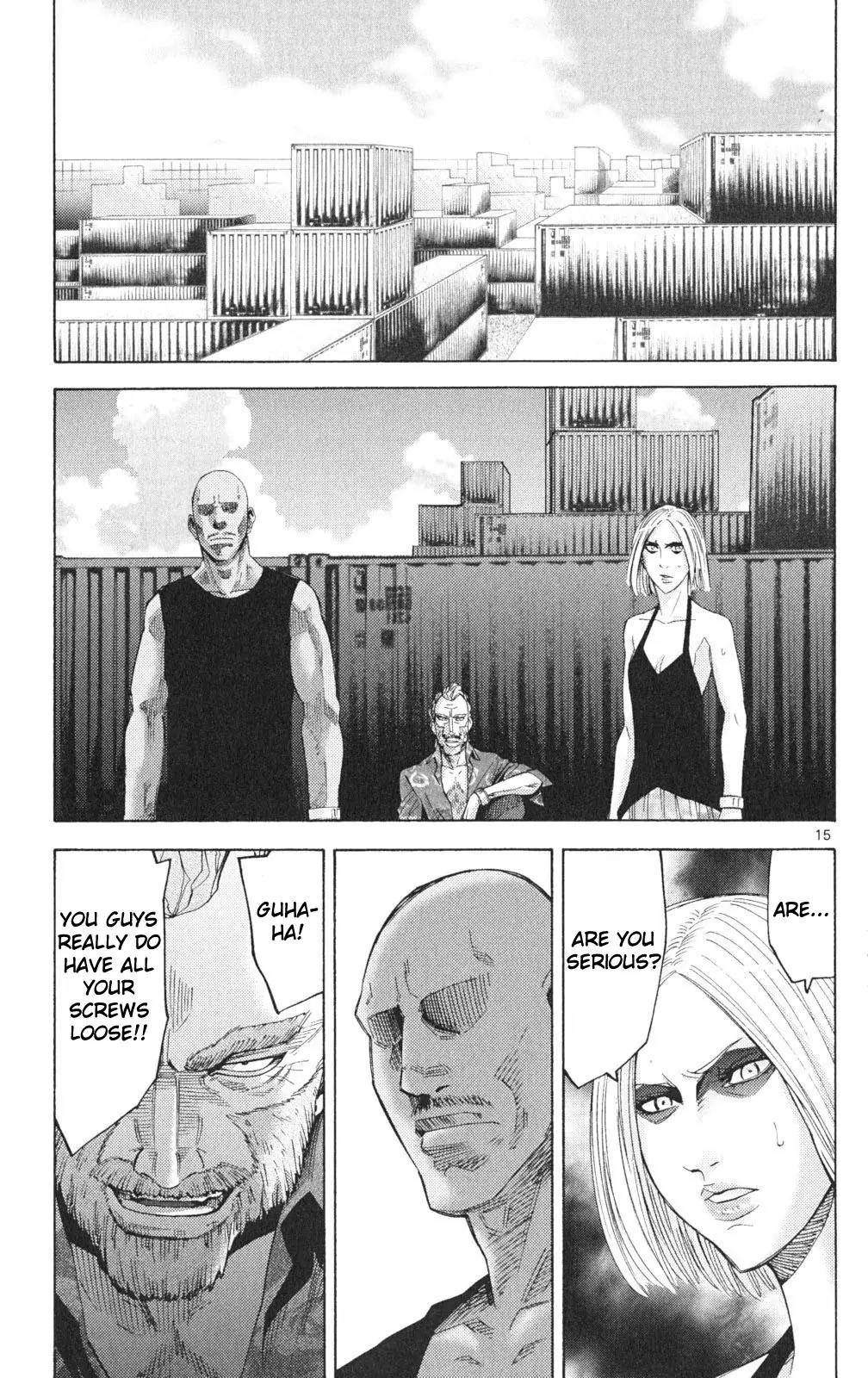 Imawa no Kuni no Alice Chapter 35 page 15 - Chapter 35: King of Clubs (3)