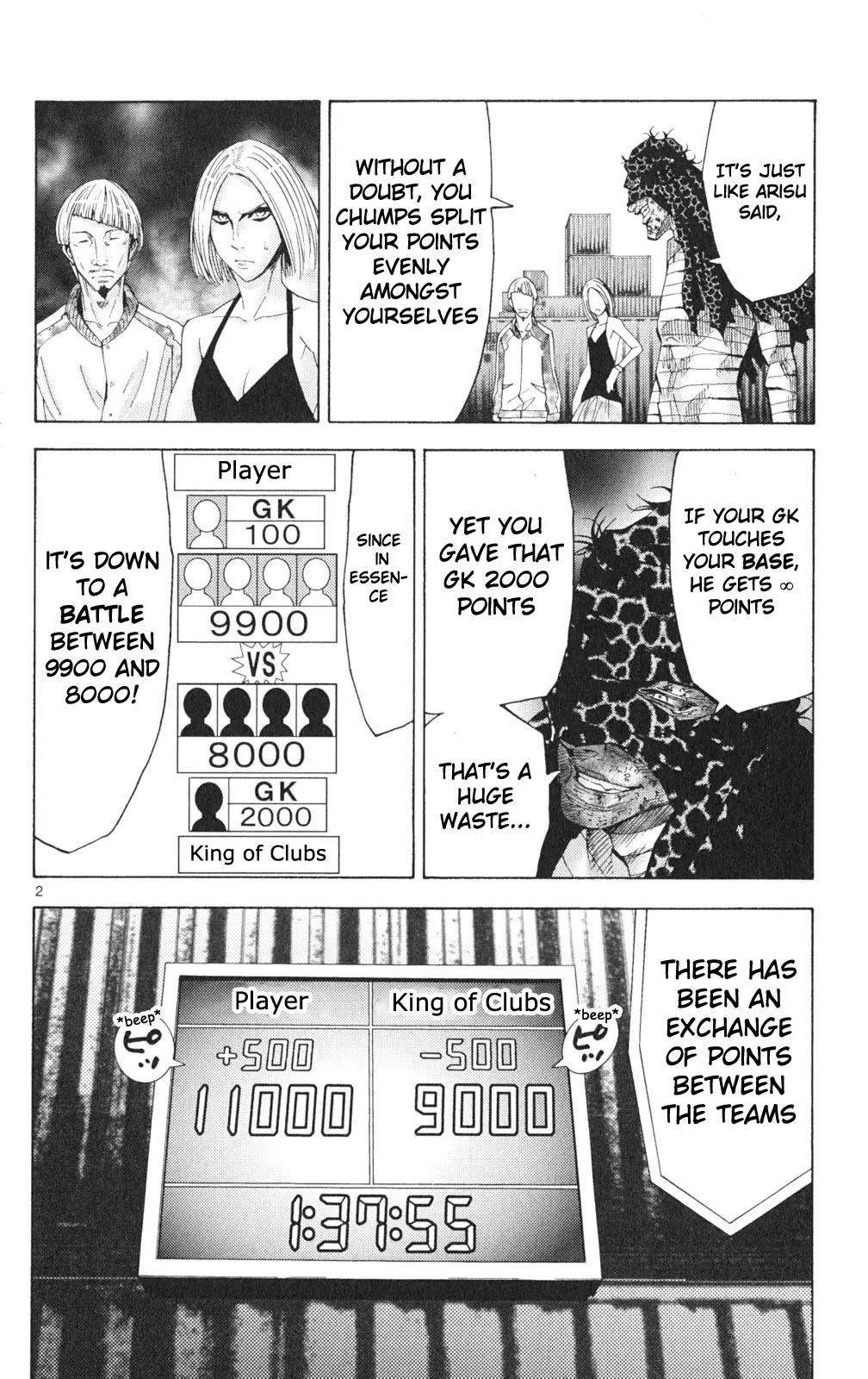 Imawa no Kuni no Alice Chapter 35 page 2 - Chapter 35: King of Clubs (3)