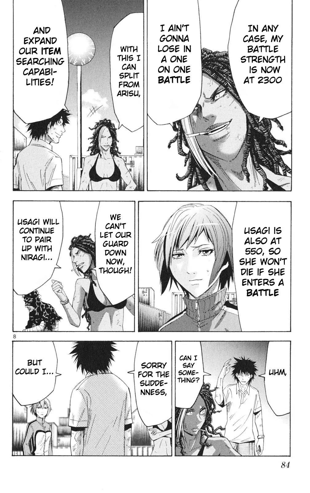 Imawa no Kuni no Alice Chapter 35 page 8 - Chapter 35: King of Clubs (3)