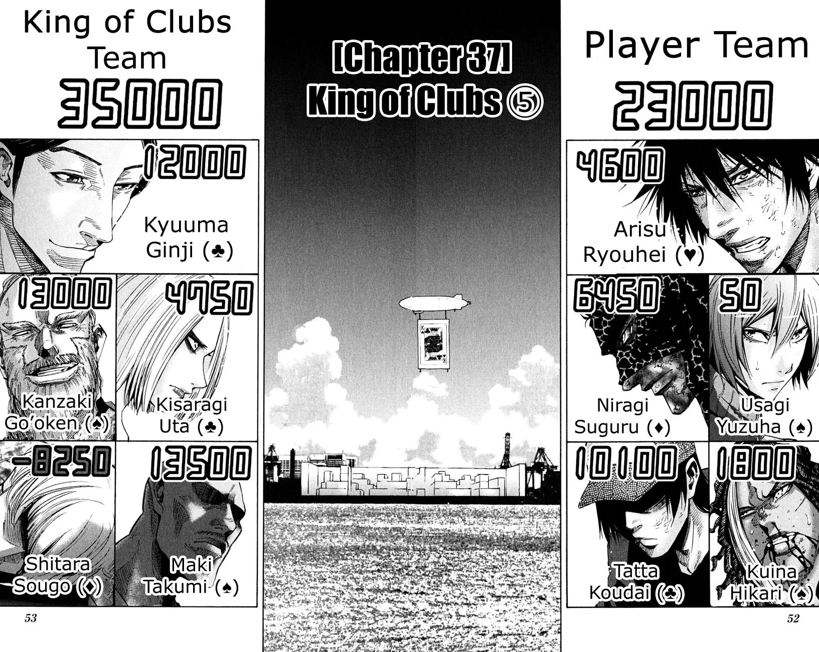 Imawa no Kuni no Alice Chapter 37 page 2 - Chapter 37: King of Clubs (5)
