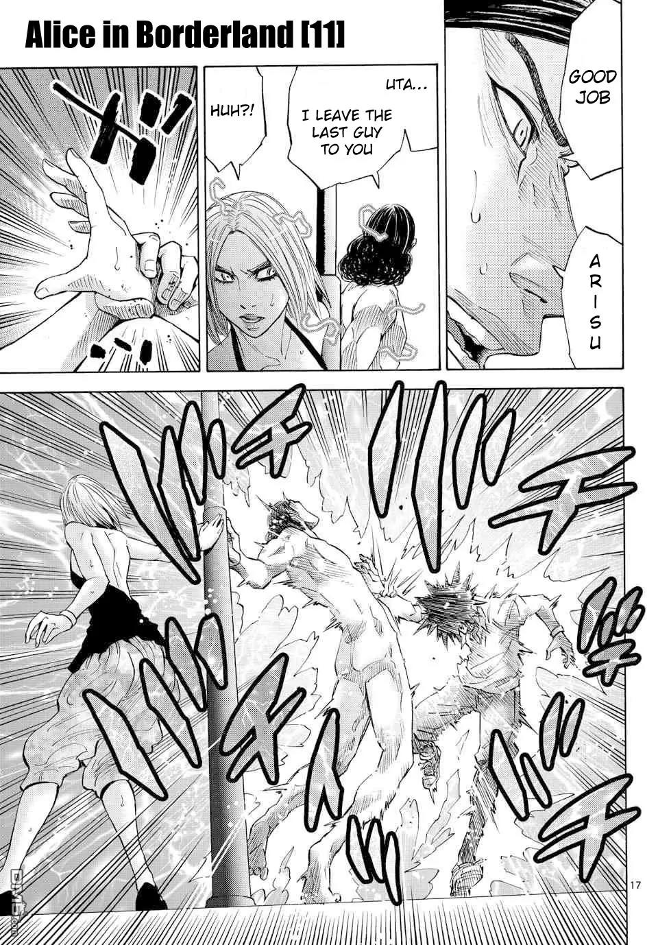 Imawa no Kuni no Alice Chapter 38 page 19 - Chapter 38: King of Clubs (6)