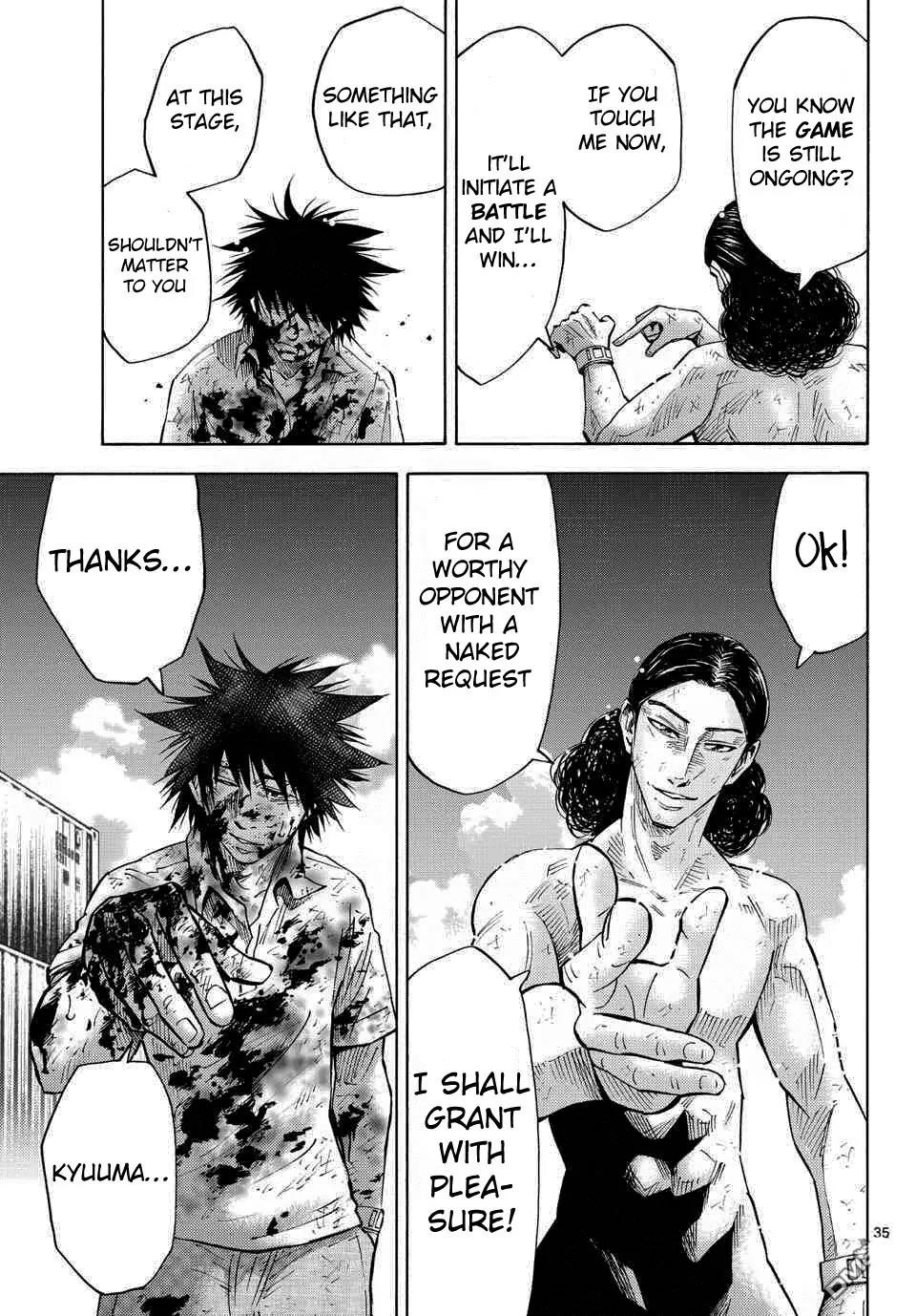 Imawa no Kuni no Alice Chapter 39 page 33 - Chapter 39: King of Clubs (7)