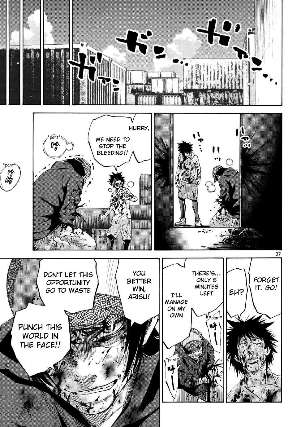 Imawa no Kuni no Alice Chapter 40 page 35 - Chapter 40: King of Clubs (8)