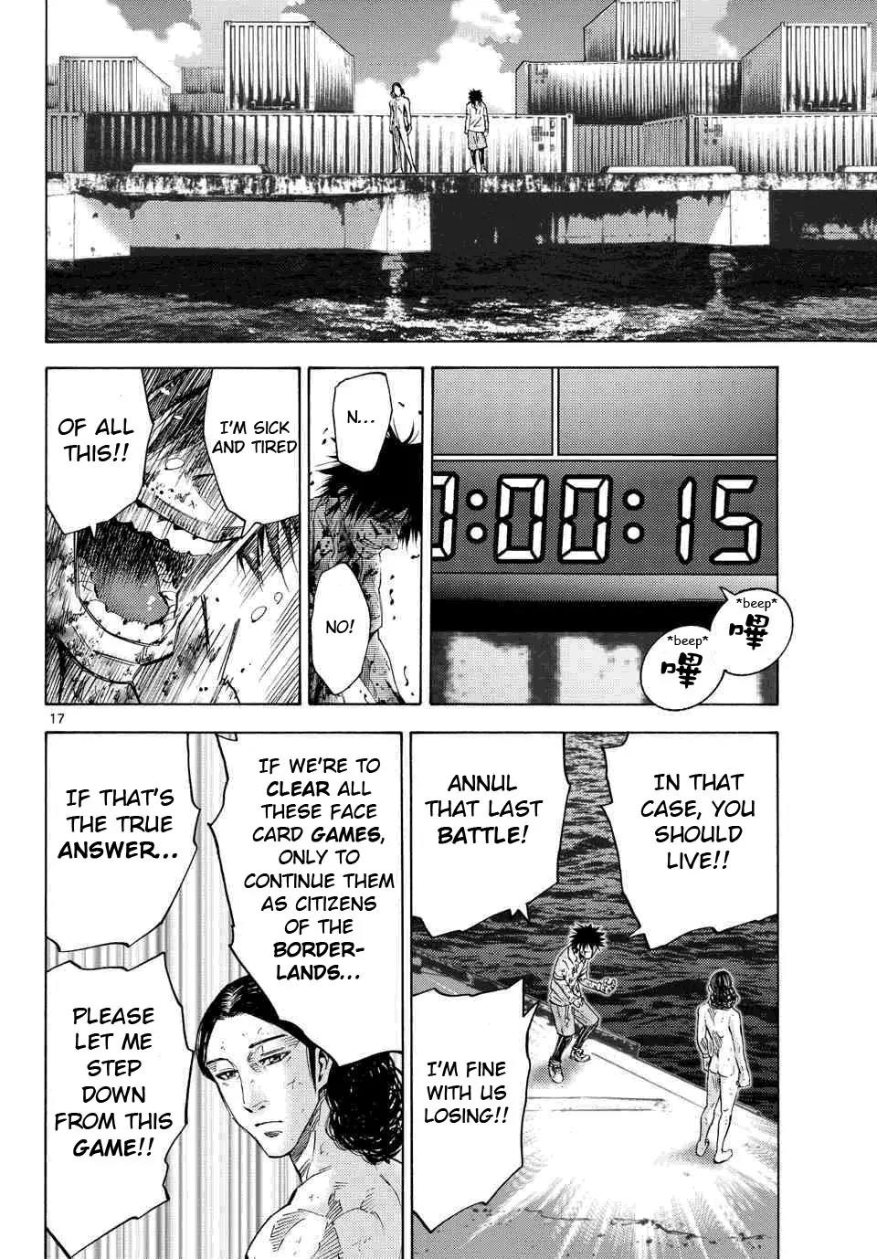 Imawa no Kuni no Alice Chapter 41 page 14 - Chapter 41: King of Clubs (9)