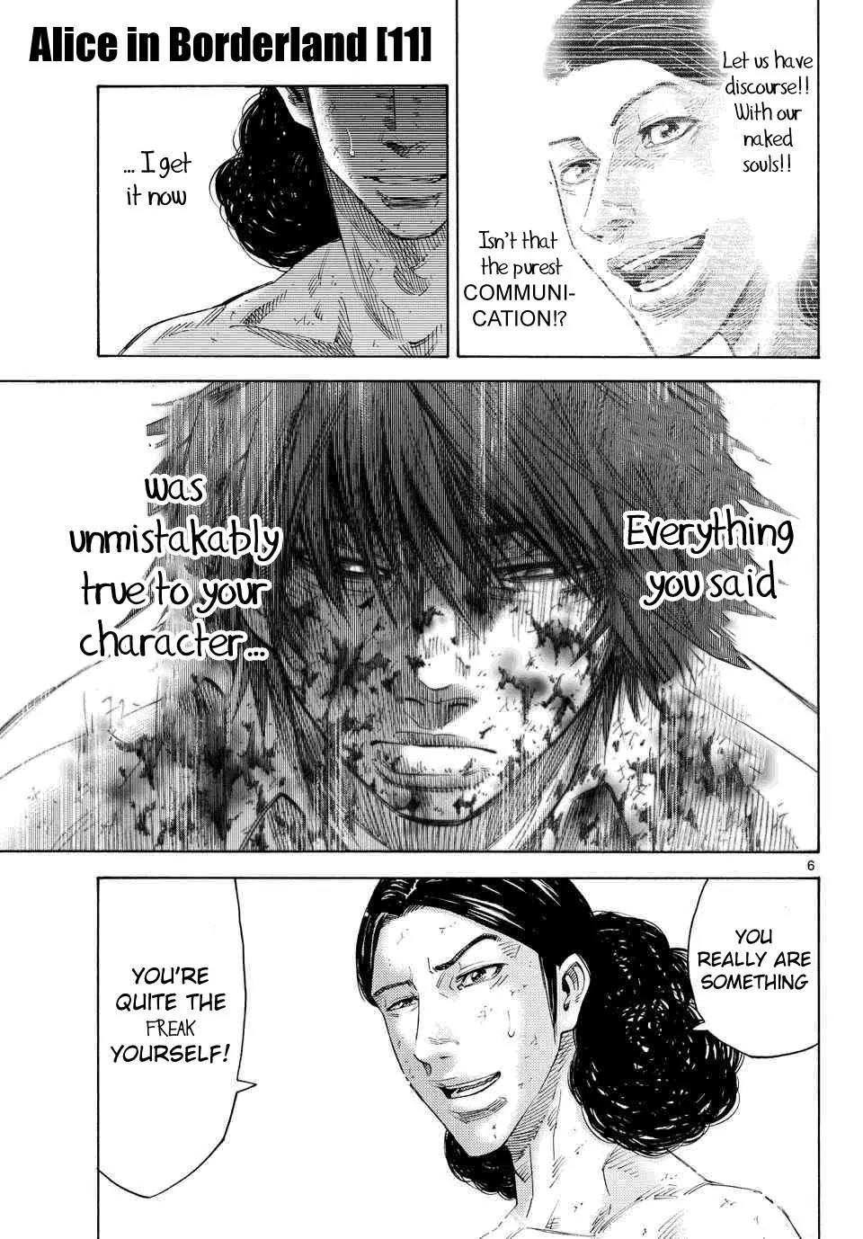Imawa no Kuni no Alice Chapter 41 page 4 - Chapter 41: King of Clubs (9)