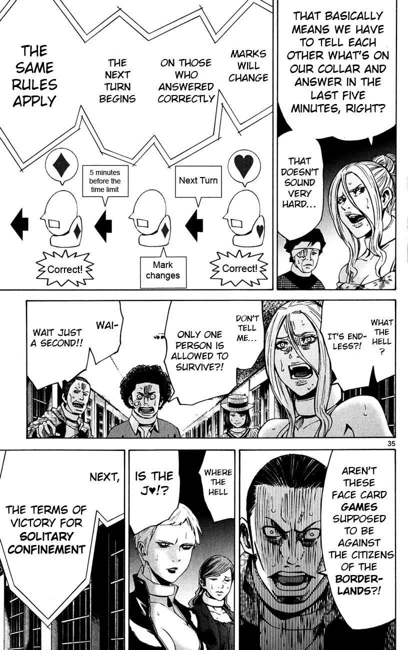 Imawa no Kuni no Alice Chapter 44 page 34 - Chapter 44: Fifth Day of Exibitions