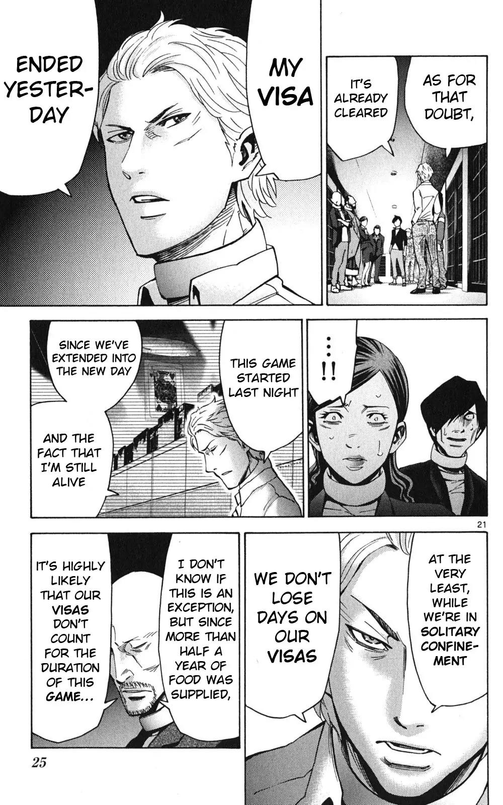 Imawa no Kuni no Alice Chapter 47 page 23 - Chapter 47: Jack of Hearts (3)