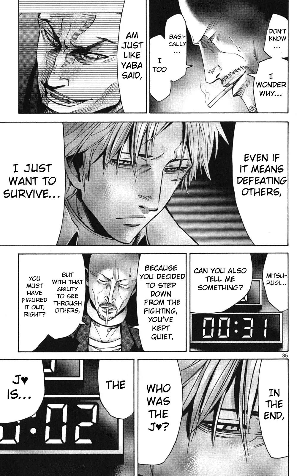 Imawa no Kuni no Alice Chapter 47 page 37 - Chapter 47: Jack of Hearts (3)