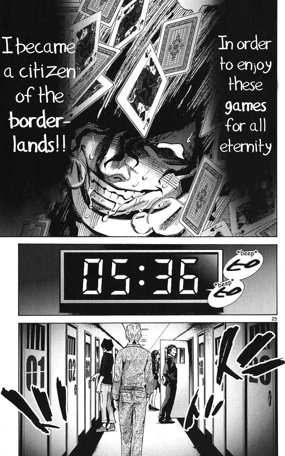 Imawa no Kuni no Alice Chapter 48 page 25 - Chapter 48: Jack of Hearts (4)