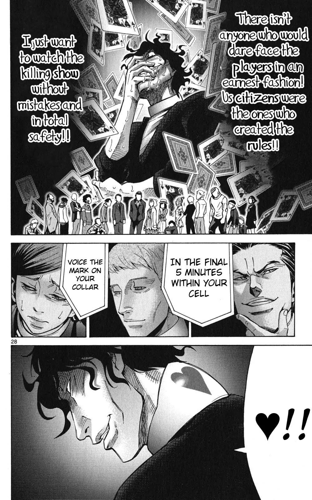 Imawa no Kuni no Alice Chapter 48 page 28 - Chapter 48: Jack of Hearts (4)