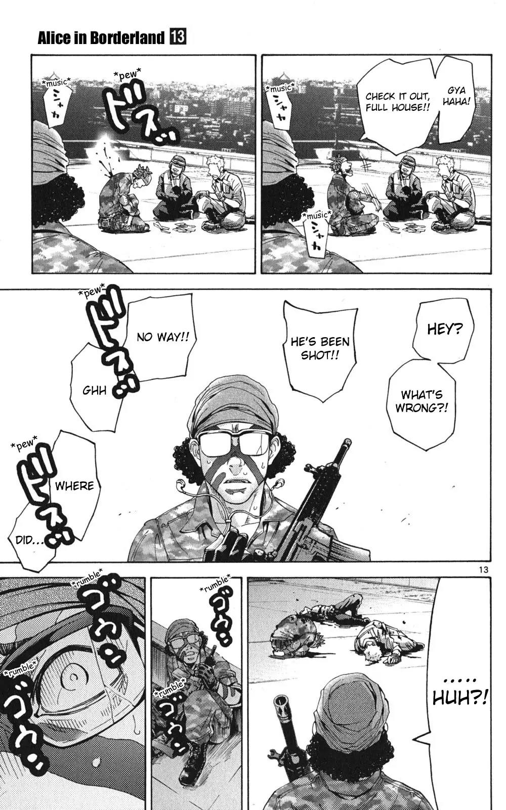 Imawa no Kuni no Alice Chapter 49.1 page 12 - Chapter 49.1: Side Story 5 - King of Spades (1)