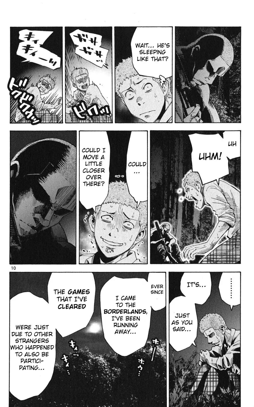 Imawa no Kuni no Alice Chapter 49.2 page 10 - Chapter 49.2: Side Story 5 - King of Spades (2)