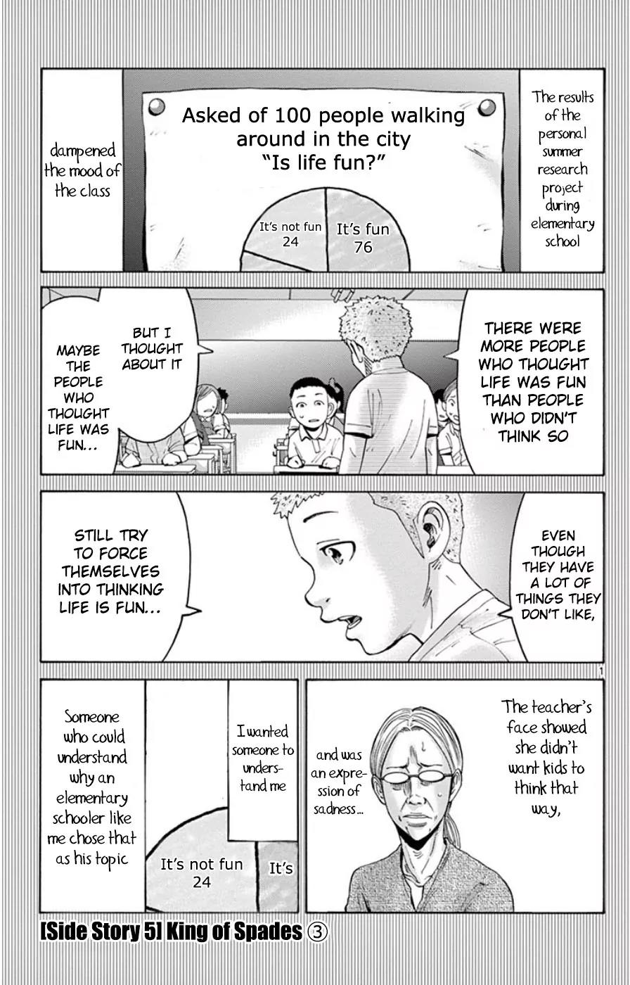 Imawa no Kuni no Alice Chapter 49.3 page 4 - Chapter 49.3: Side Story 5 - King of Spades (3)