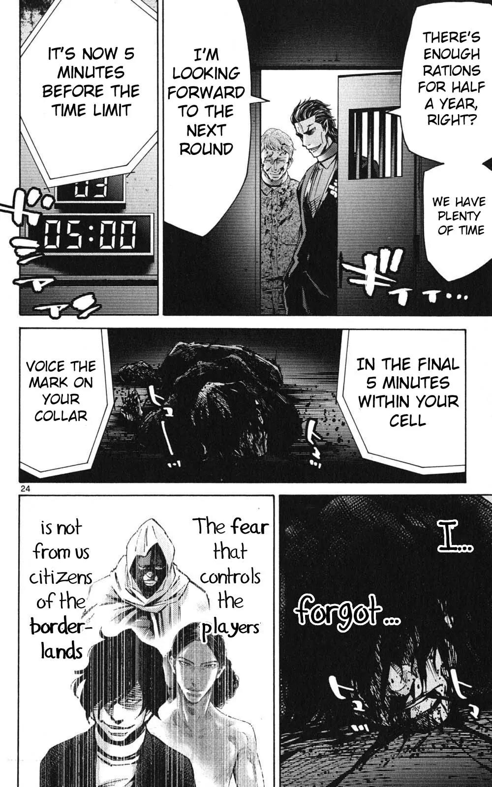 Imawa no Kuni no Alice Chapter 49 page 24 - Chapter 49: Jack of Hearts (5)