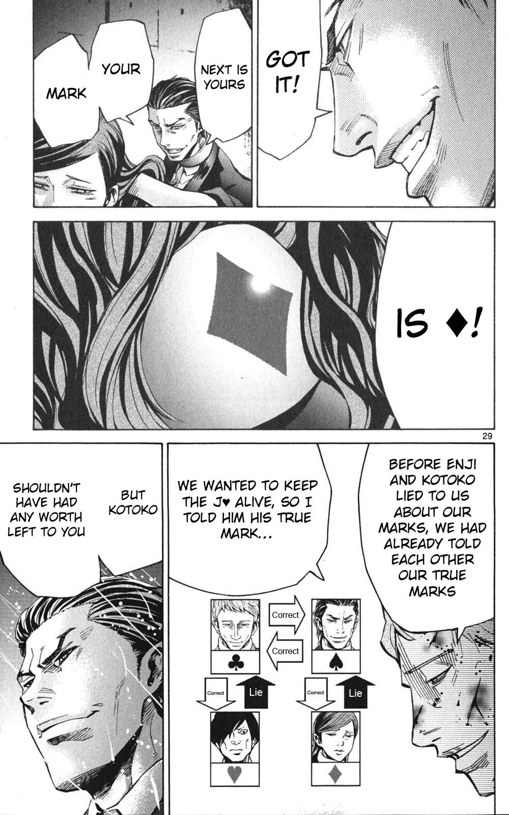 Imawa no Kuni no Alice Chapter 49 page 29 - Chapter 49: Jack of Hearts (5)