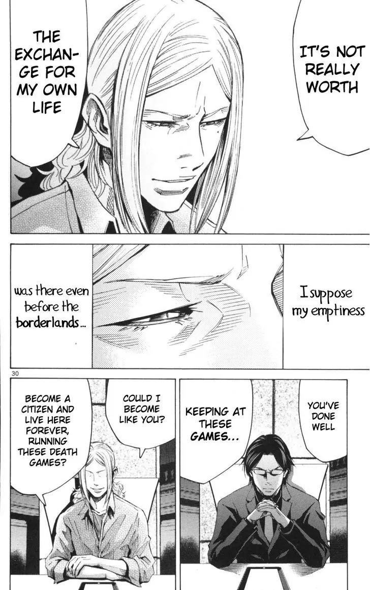 Imawa no Kuni no Alice Chapter 51.3 page 30 - Chapter 51.3: Side Story 6 - King of Diamonds (3)