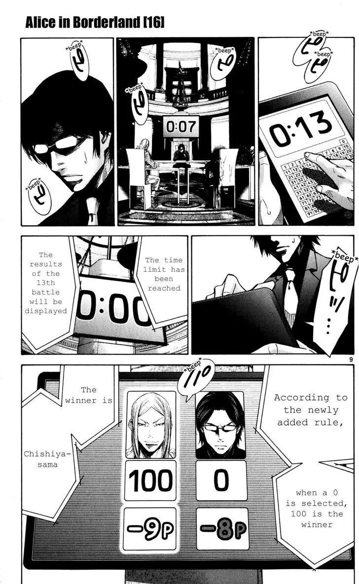 Imawa no Kuni no Alice Chapter 51.5 page 9 - Chapter 51.5: Side Story 6 - King of Diamonds (5)