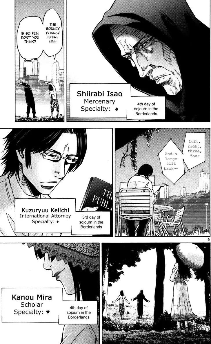 Imawa no Kuni no Alice Chapter 52 page 9 - Chapter 52: Citizens of the Borderlands